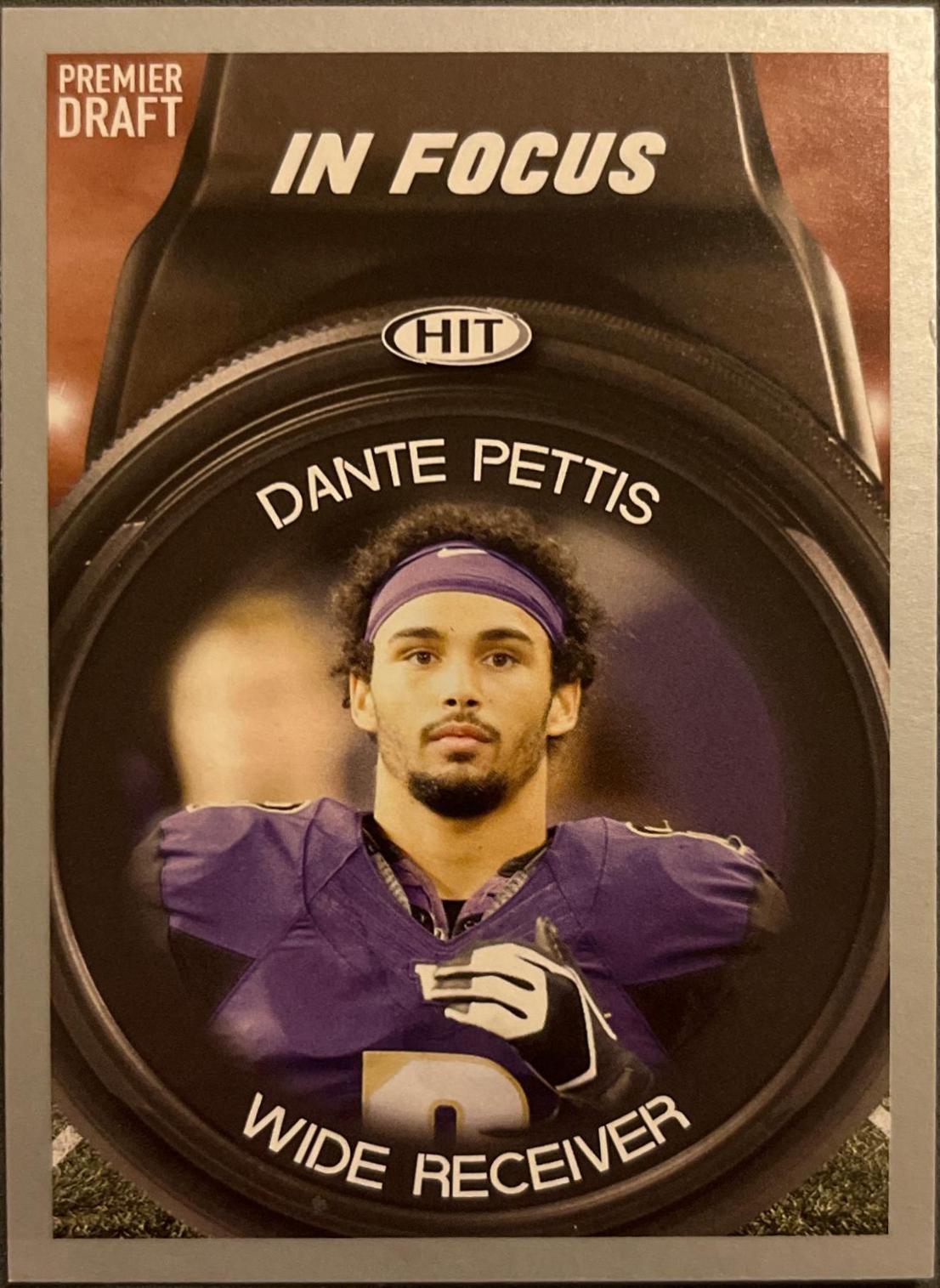 Dante Pettis #47 2018 Sage Hit Premier Draft Football
