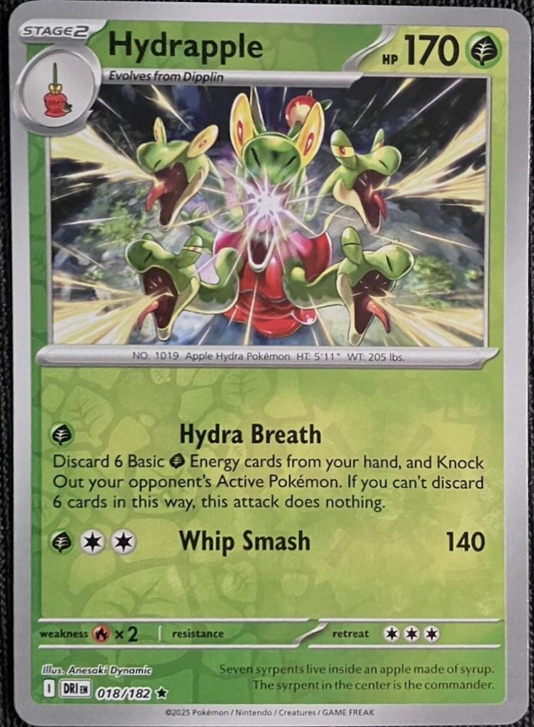 Hydrapple #18 Pokemon Destined Rivals