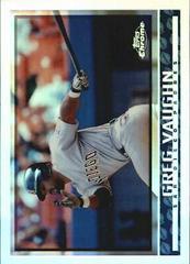 Greg Vaughn #77 Baseball Cards 1998 Topps Chrome Prices