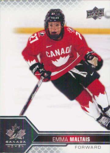 Emma Maltais #57 2022 Upper Deck Team Canada Juniors Hockey
