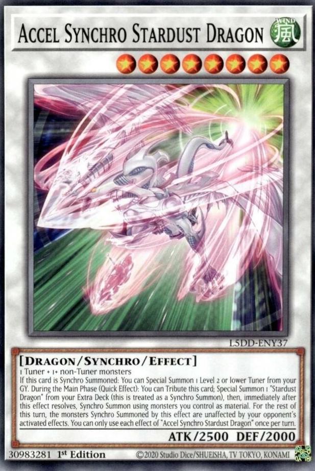 2025 Accel Synchro Stardust Dragon L5DD-ENY37
