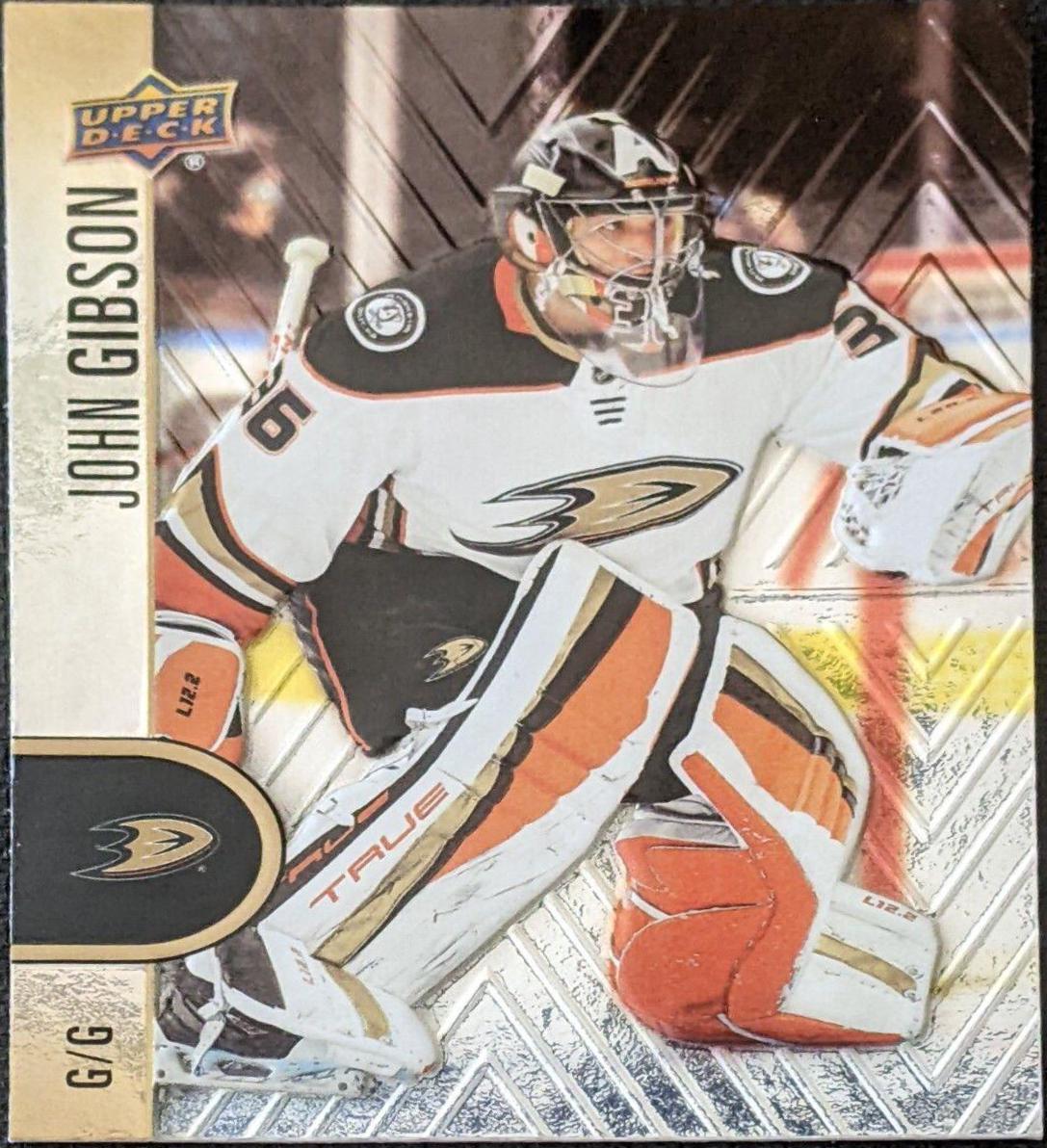 John Gibson #65 2022 Upper Deck Tim Hortons Hockey