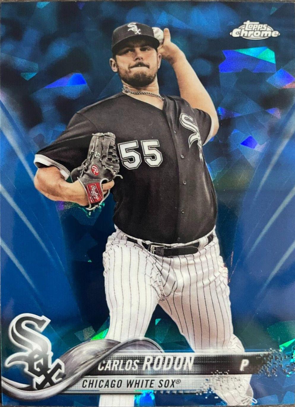 Carlos Rodon #264 2018 Topps Chrome Sapphire Baseball