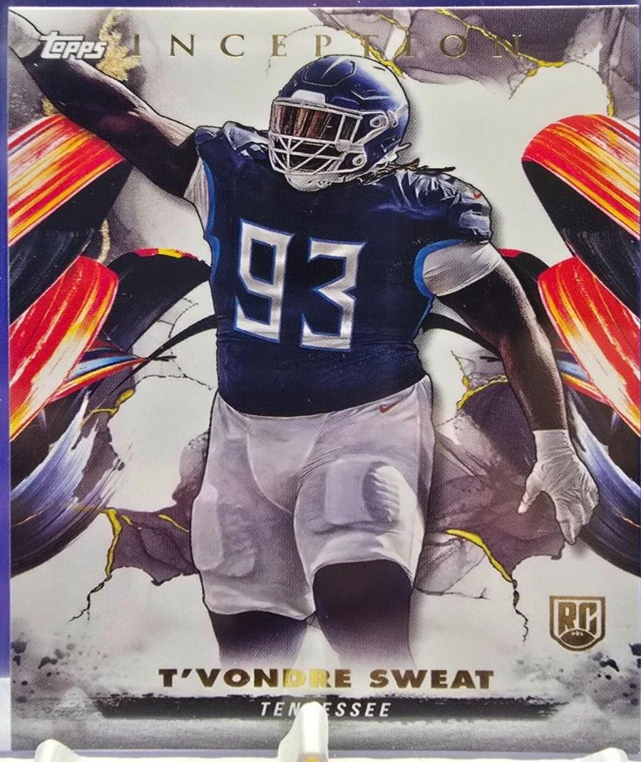T'Vondre Sweat #165 Football Cards 2024 Topps Inception
