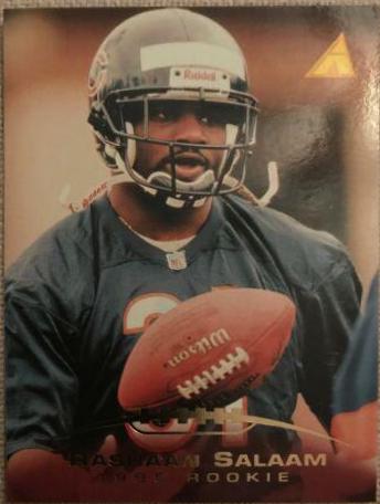 Rashaan Salaam #217 Football Cards 1995 Pinnacle