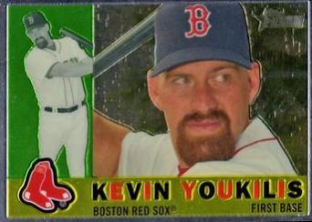 Kevin Youkilis #C76 2009 Topps Heritage Baseball Chrome