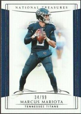 Marcus Mariota #93 2018 National Treasures Football