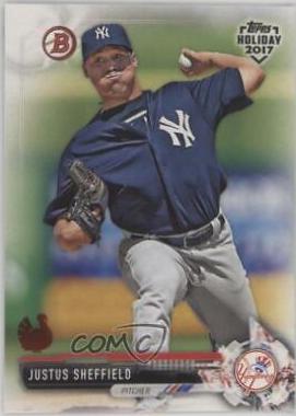 Justus Sheffield #TH-JS 2017 Topps Holiday Bowman Baseball