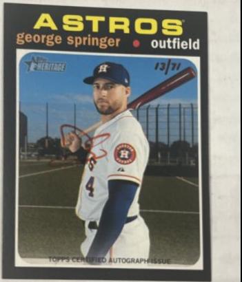George Springer #ROA-GS