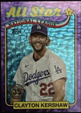 Clayton Kershaw [Purple Foil] #89ASB-49