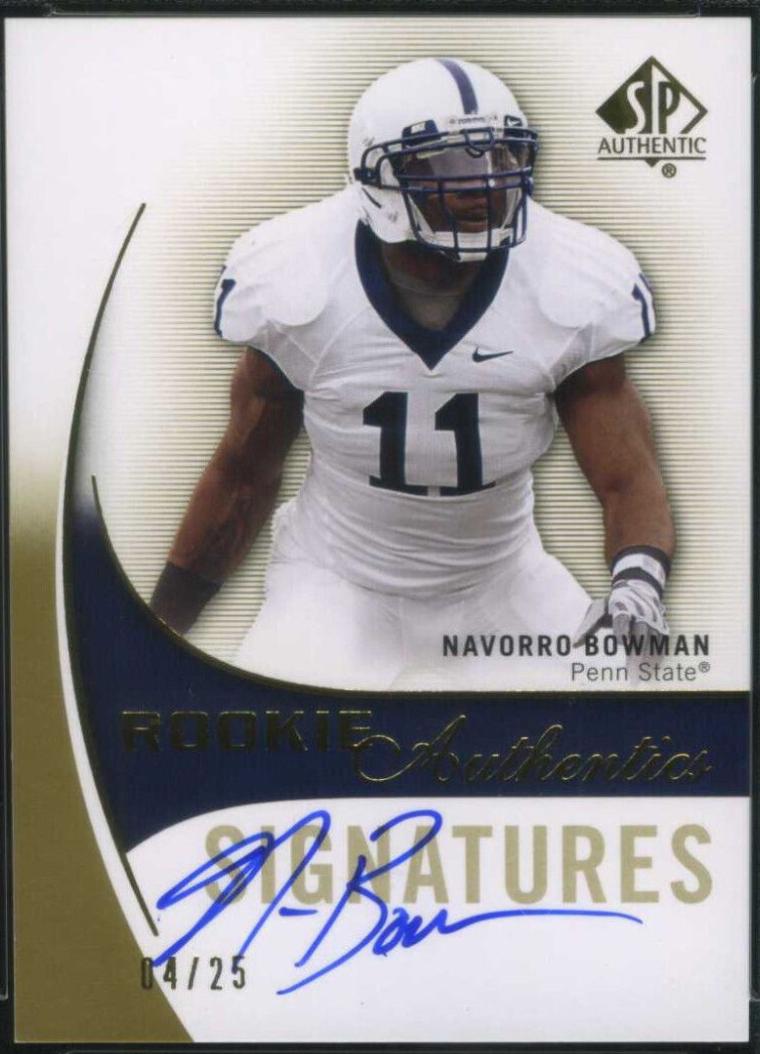 NaVorro Bowman #161 2010 Sp Authentic Football