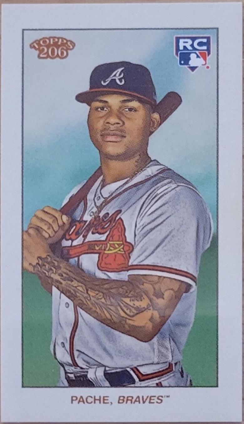 Cristian Pache #23 - Wave 2 Baseball Cards 2021 Topps T206