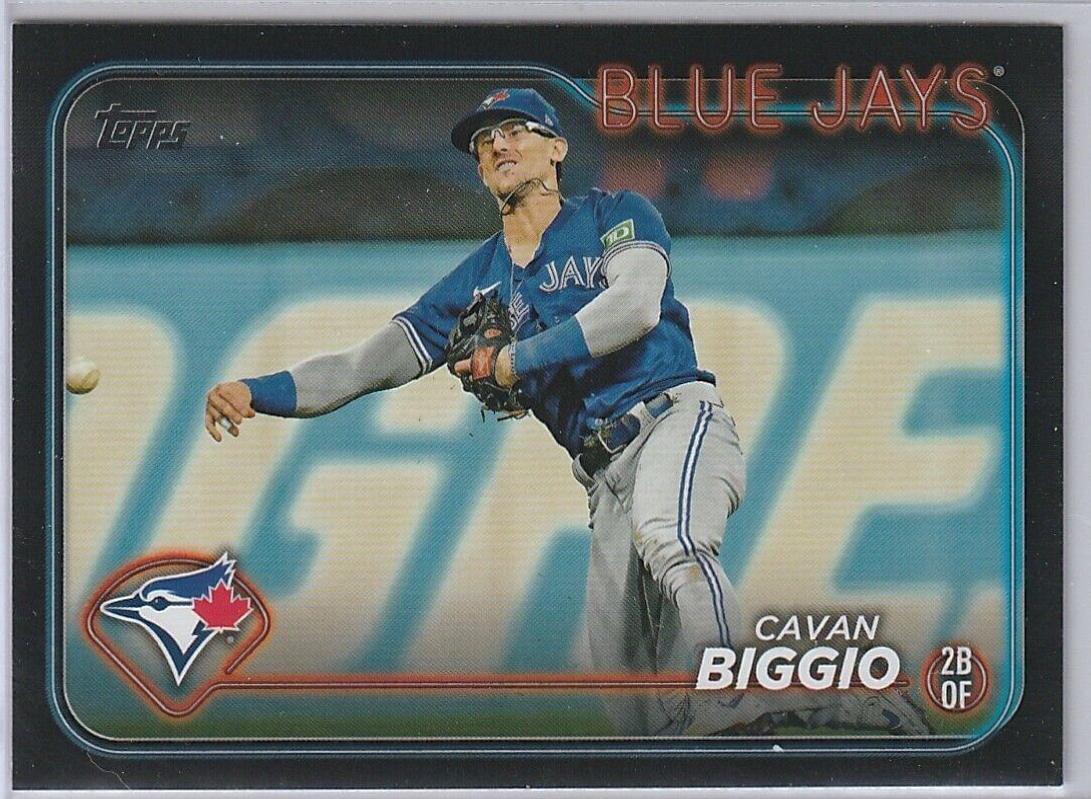 Cavan Biggio [Black] (2024 Topps)