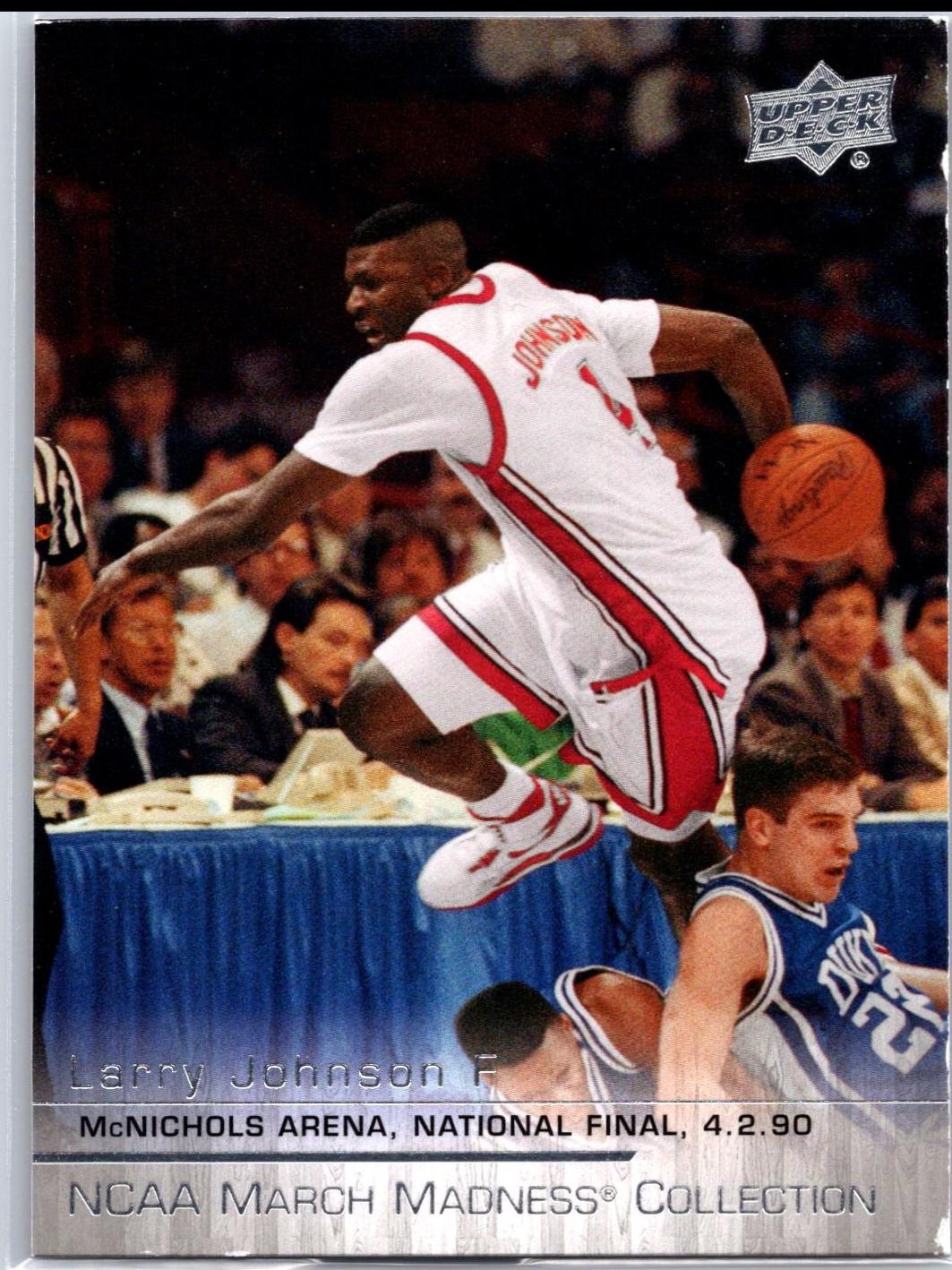 Larry Johnson #LJ-2 2014 Upper Deck NCAA March Madness Basketball