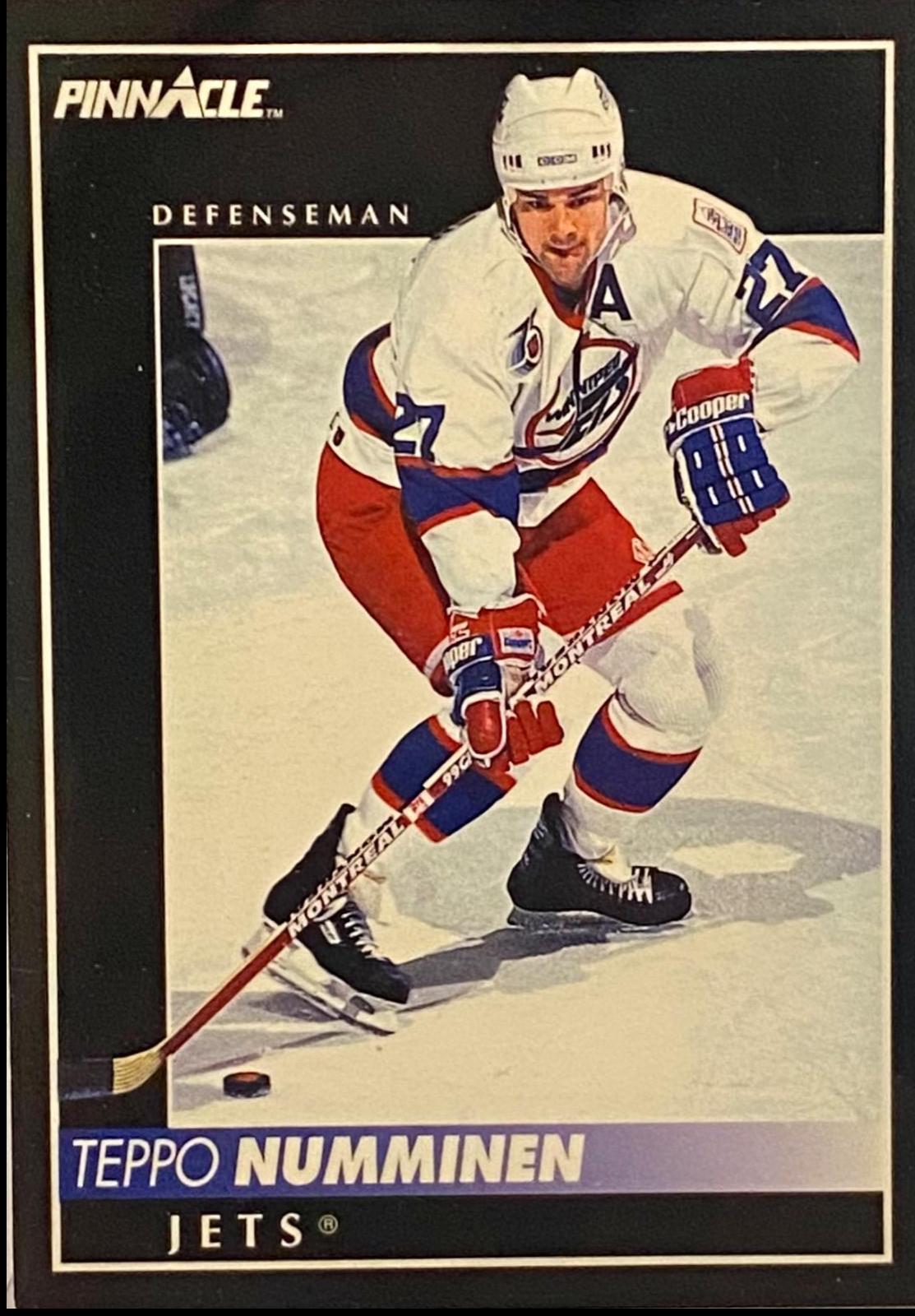 Teppo Numminen #215 Hockey Cards 1992 Pinnacle