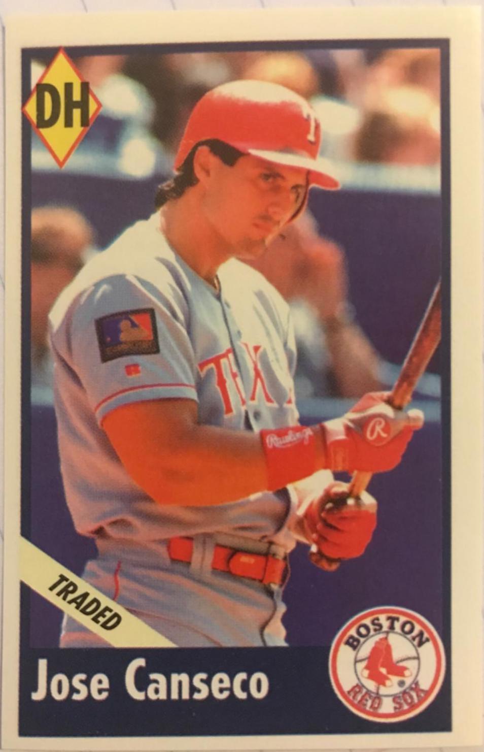 Jose Canseco #92 1995 Fleer Panini Stickers Baseball