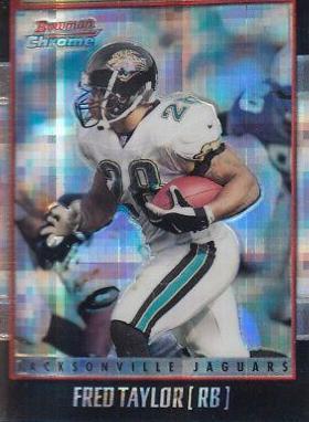 Fred Taylor #8 Football Cards 2001 Bowman Chrome