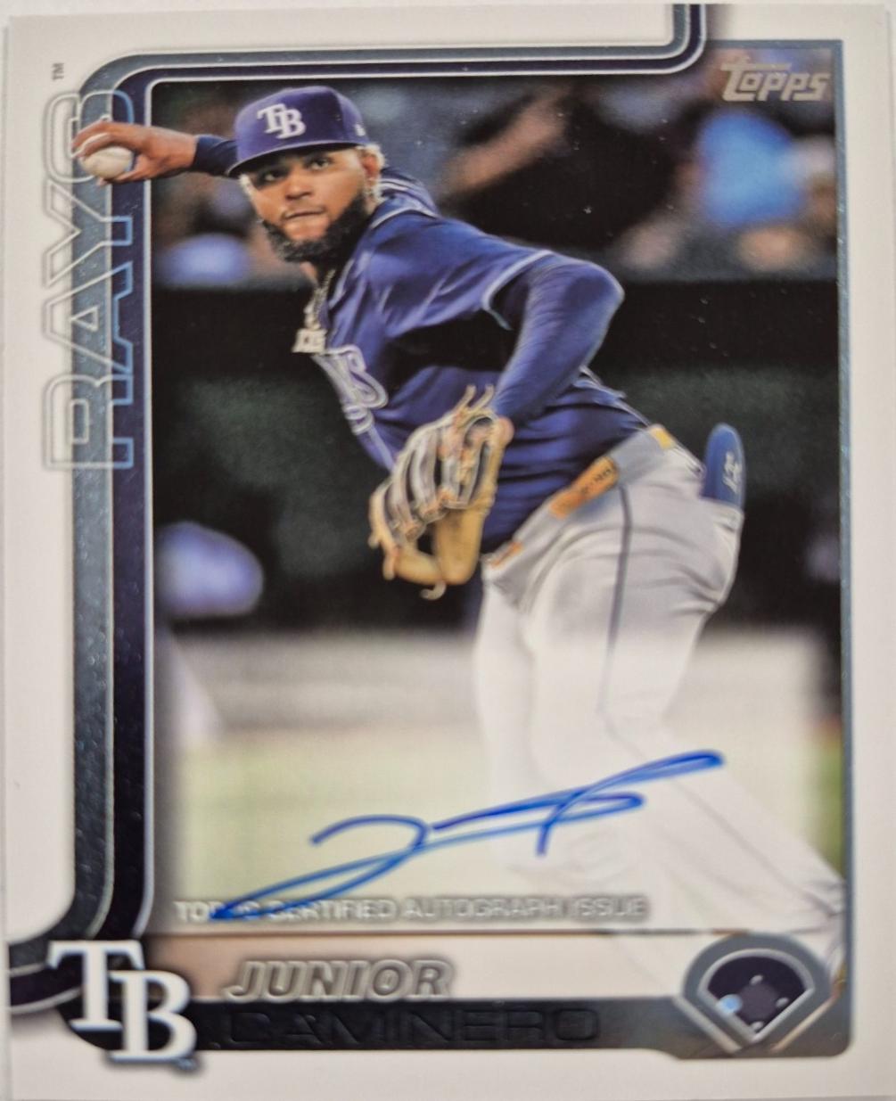 Junior Caminero [Real One Autograph] #477