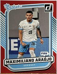 Maximiliano Araujo [Red] #18 Soccer Cards 2024 Panini Donruss The Rookies Prices