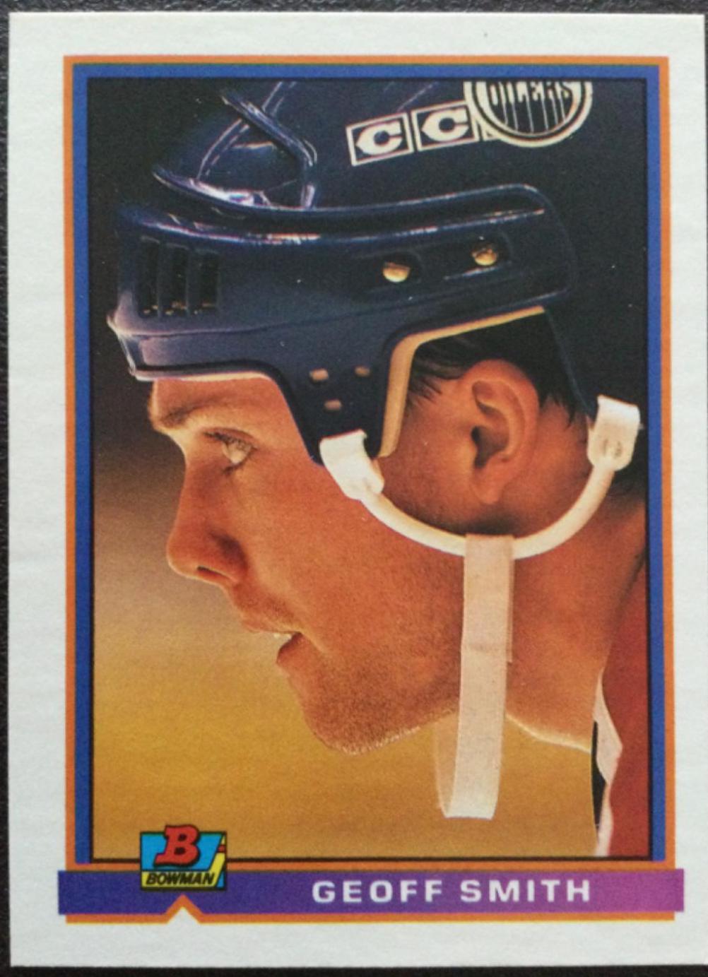 Geoff Smith #112 Hockey Cards 1991 Bowman