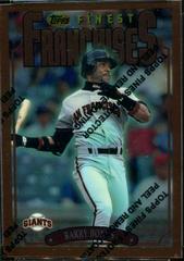 バーリーボンズ Barry Bonds [w/ Coating] #240 Prices | 1996 Finest | Baseball Cards