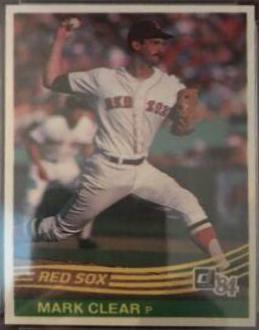 Mark Clear #611 Baseball Cards 1984 Donruss