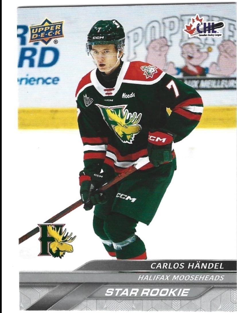 Carlos Handel #373 2024 Upper Deck Chl Hockey