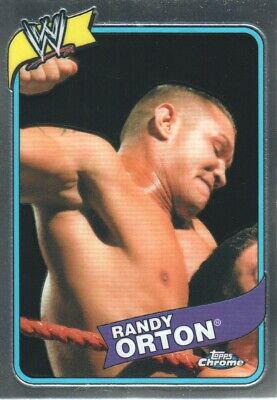 Randy Orton #55 Wrestling Cards 2008 Topps Heritage III Chrome WWE