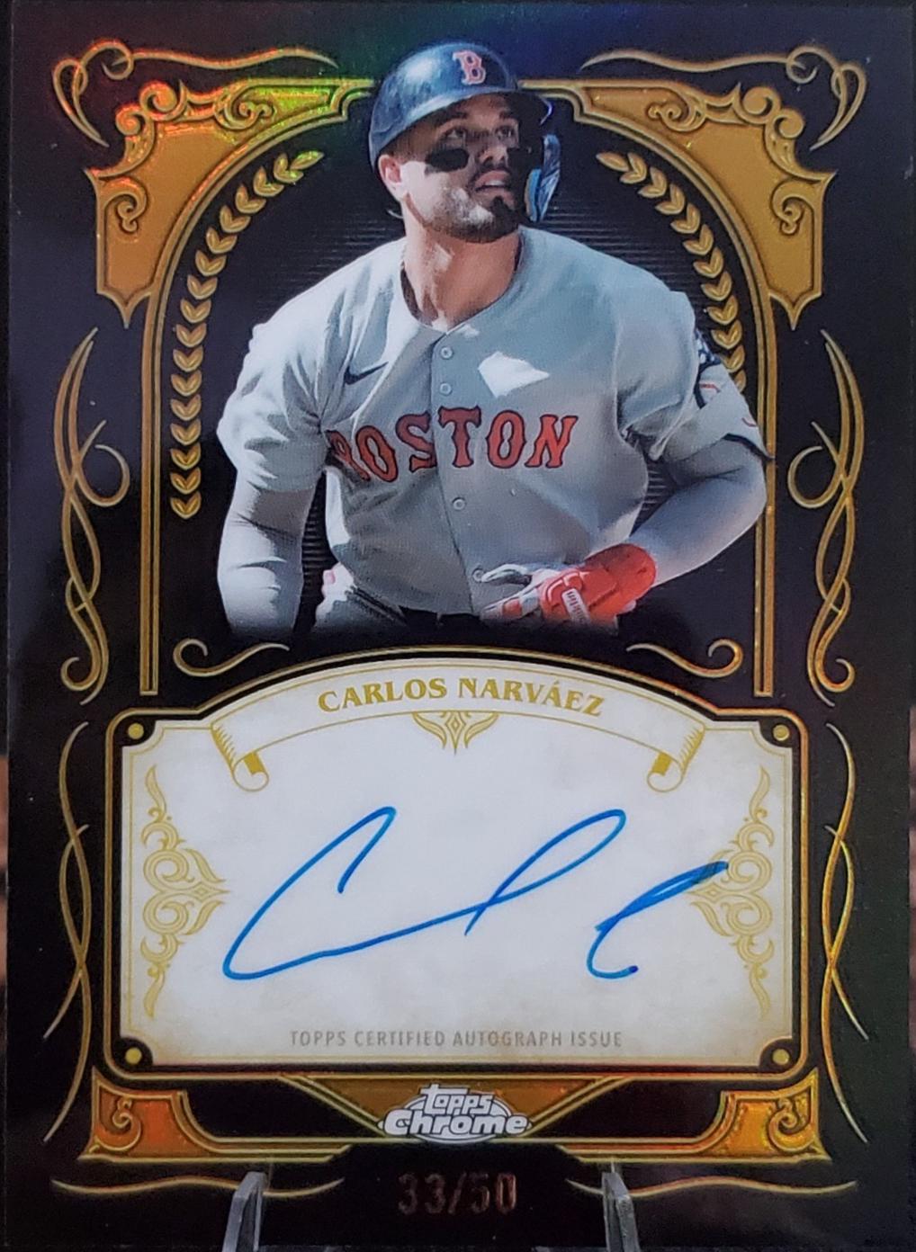 Carlos Narváez #IS-CN 2026 Topps Chrome Baseball Ink Strokes
