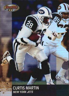 Curtis Martin #27 Football Cards 2001 Bowman's Best