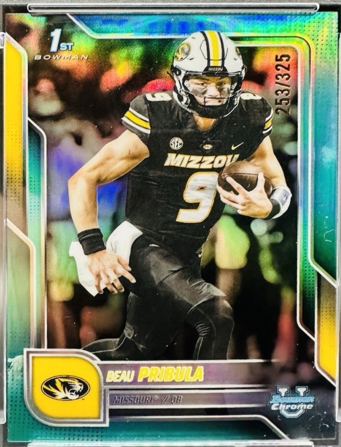 Beau Pribula [Aqua Refractor] #62