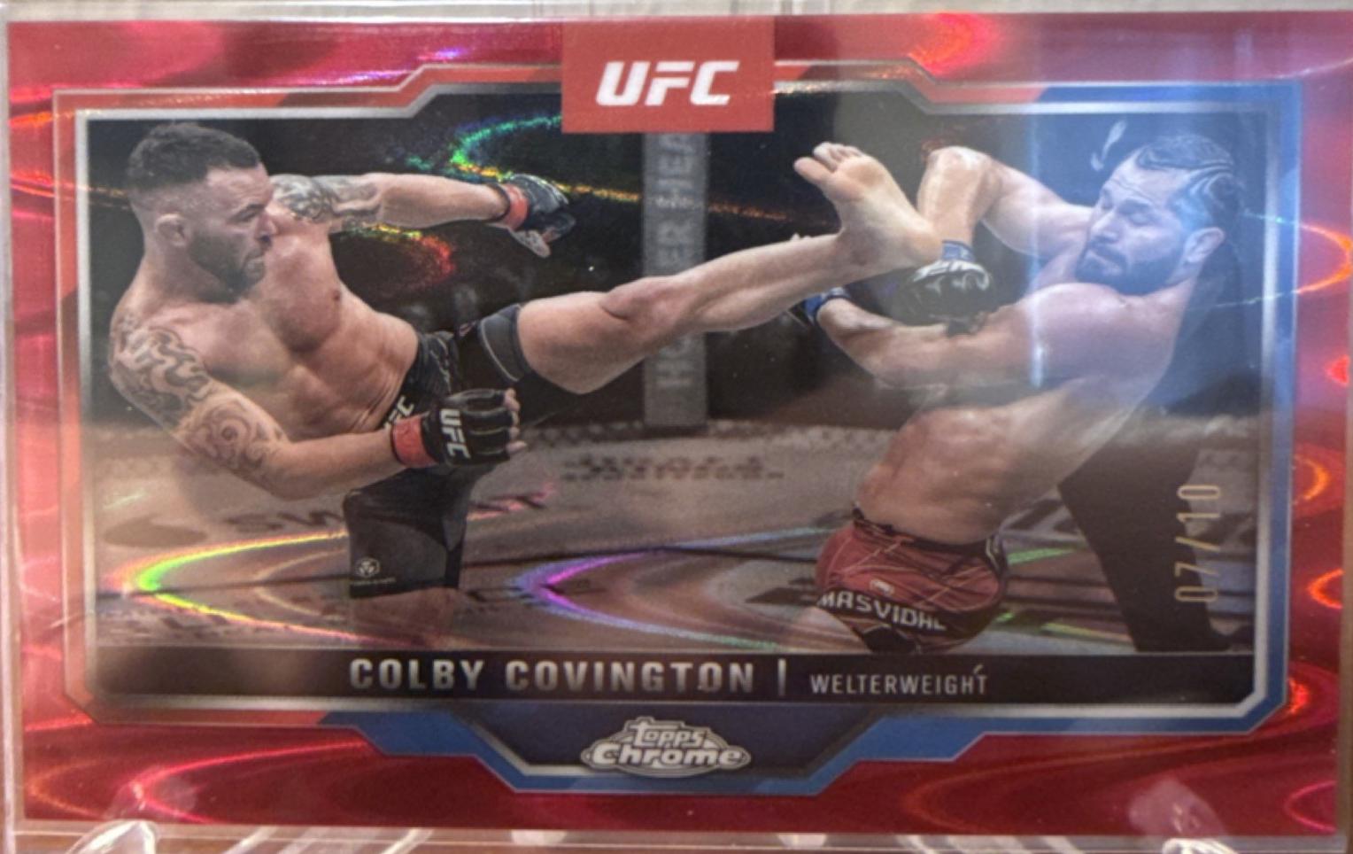 Colby Covington [Red Refractor] #154