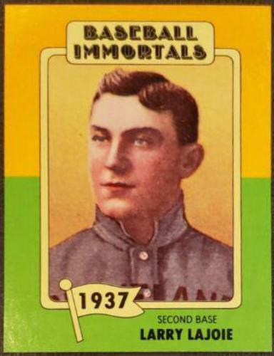 Larry Lajoie #8 Baseball Cards 1980 Baseball Immortals