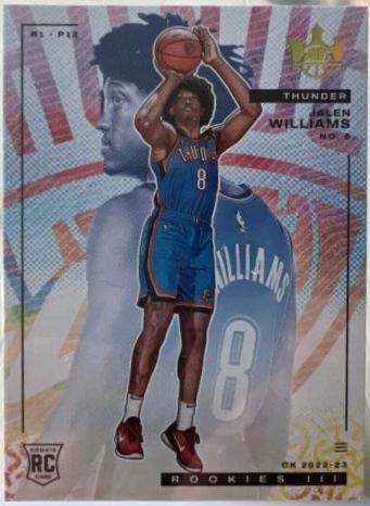 Jalen Williams #153 Basketball Cards 2022 Panini Court Kings