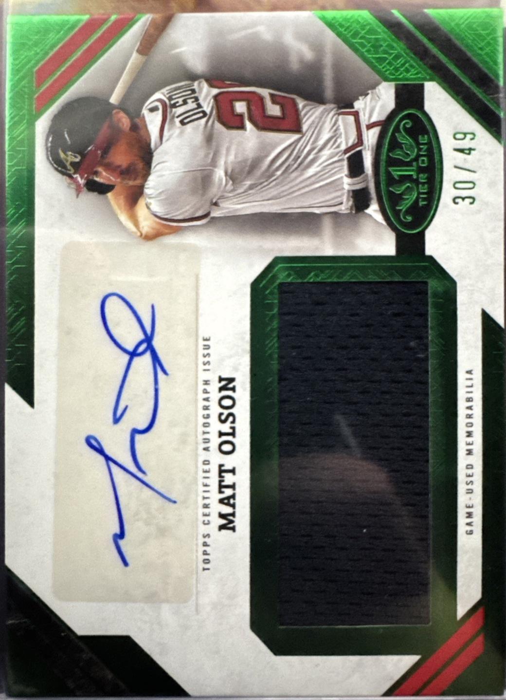 Matt Olson [Green] #AJR-MO