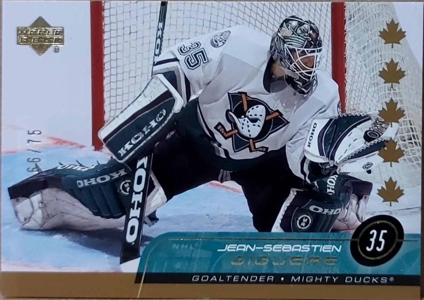 Jean-Sebastien Giguere #2 Hockey Cards 2002 Upper Deck