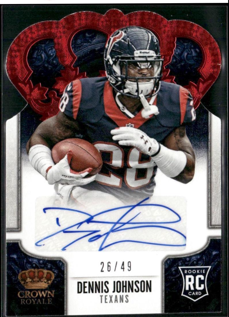Dennis Johnson [Signature Die Cut Red] #131