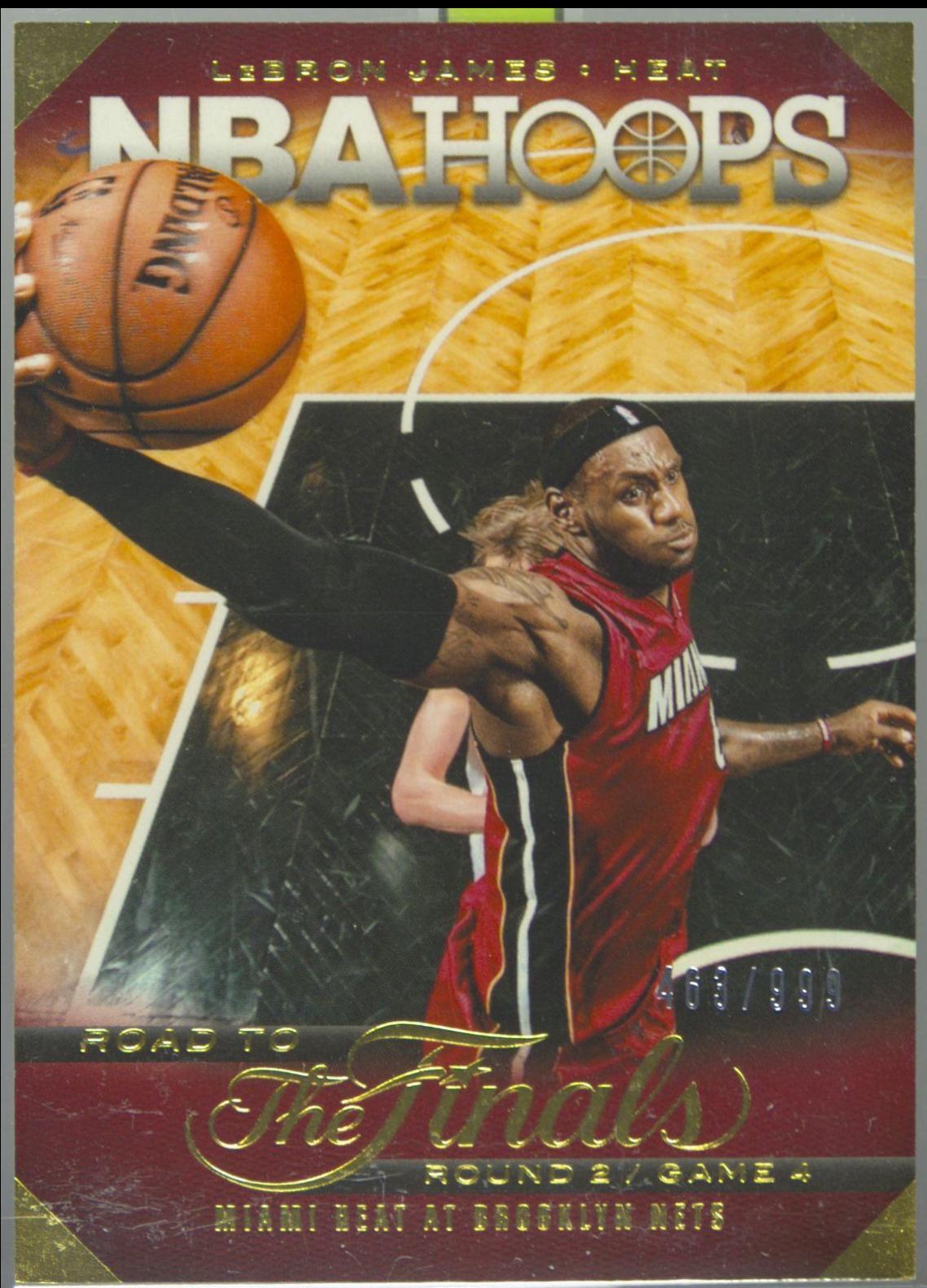 Lebron James #54 Basketball Cards 2014 Panini Hoops Road to the Finals 2nd Round