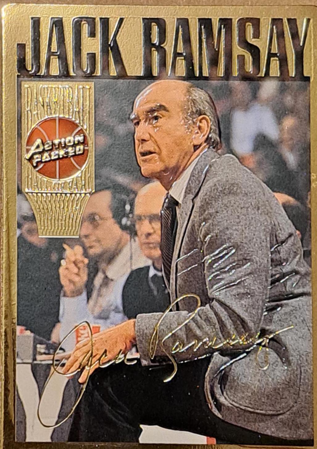Jack Ramsay #15 Basketball Cards 1995 Action Packed Hall of Fame