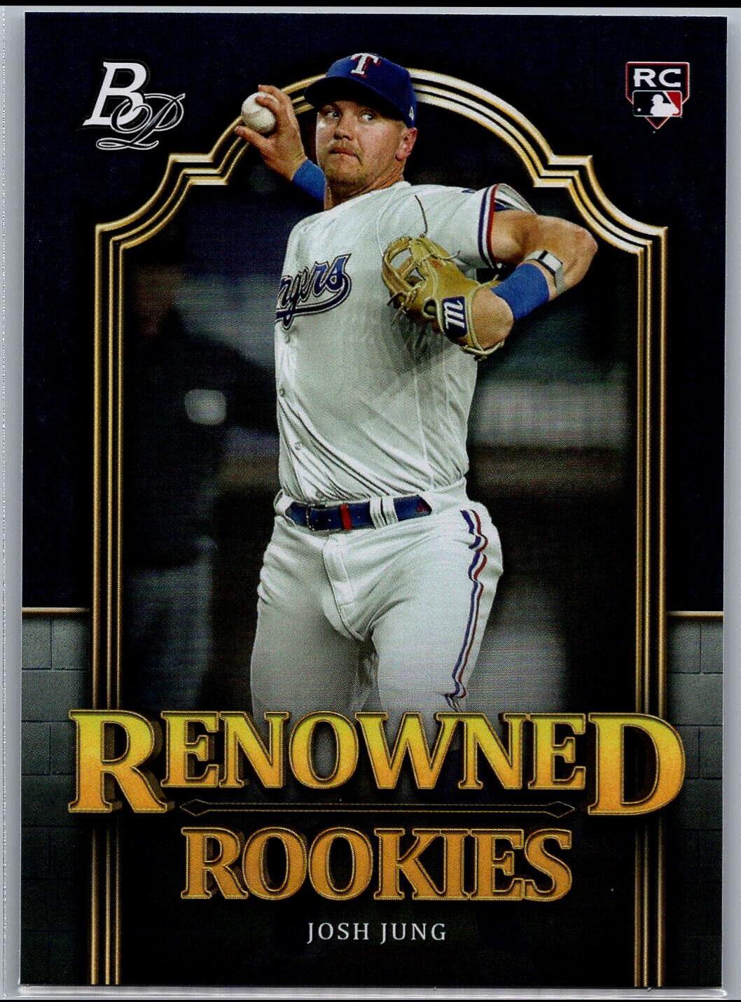 Josh Jung #RR-15 Baseball Cards 2023 Bowman Platinum Renowned Rookies