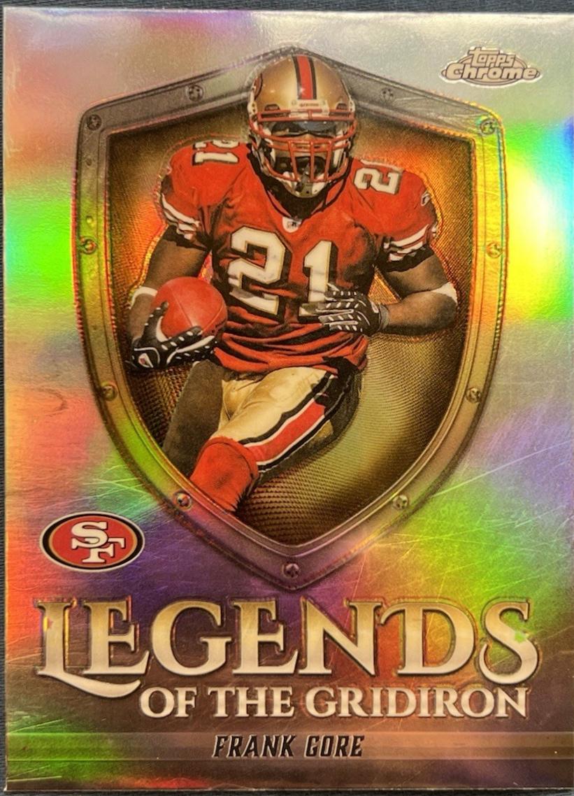 Frank Gore [Refractor] #LOG-18 Prices | 2025 Topps Chrome Legends