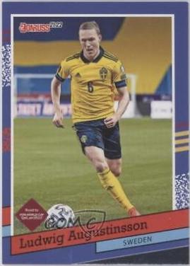 Ludwig Augustinsson Soccer Cards 2021 Panini Donruss 1991 Tribute