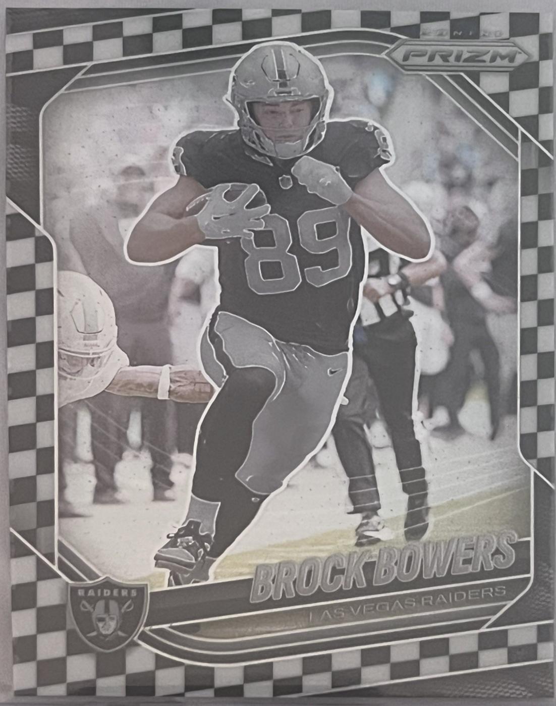 Brock Bowers [Black White Checker] #6