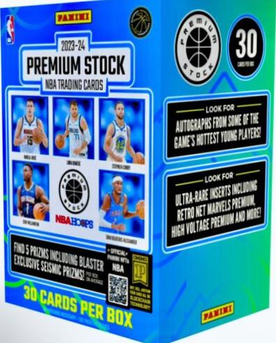 Blaster Box Basketball Cards 2023 Panini Hoops Premium Stock