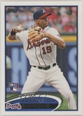 Andrelton Simmons #US232 Baseball Cards 2012 Topps Update