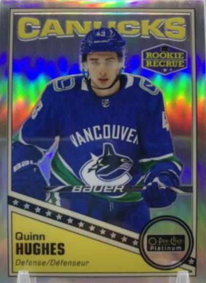 Quinn Hughes #R-83 Hockey Cards 2019 O-Pee-Chee Platinum Retro