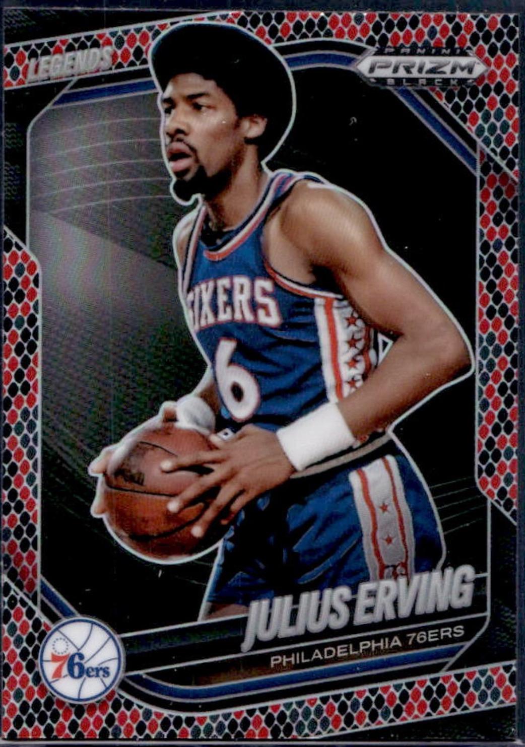 Julius Erving [Snakeskin] #263 Prices | 2024 Panini Prizm Black