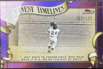 Willie Mays [Purple Refractor] #FT-9