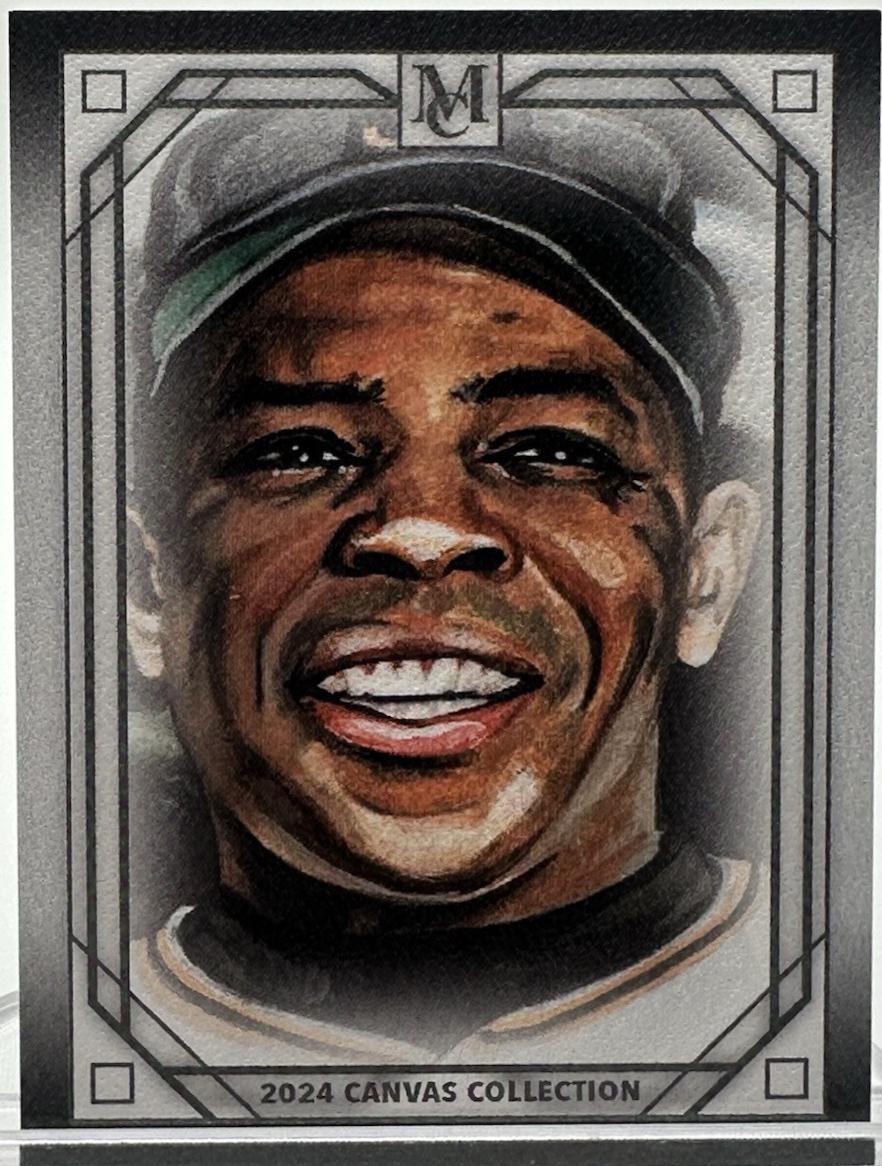 Willie Mays #CCR-37 Baseball Cards 2024 Topps Museum Collection Canvas Collection Reprint