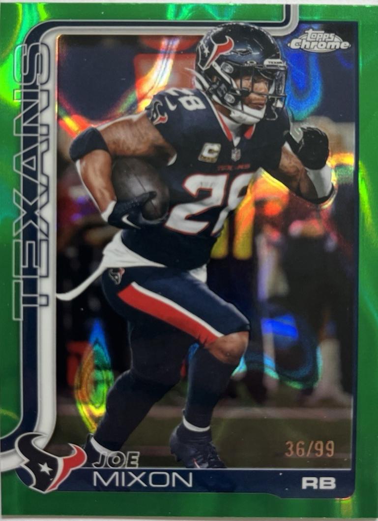 Joe Mixon [Green Wave Refractor] #120